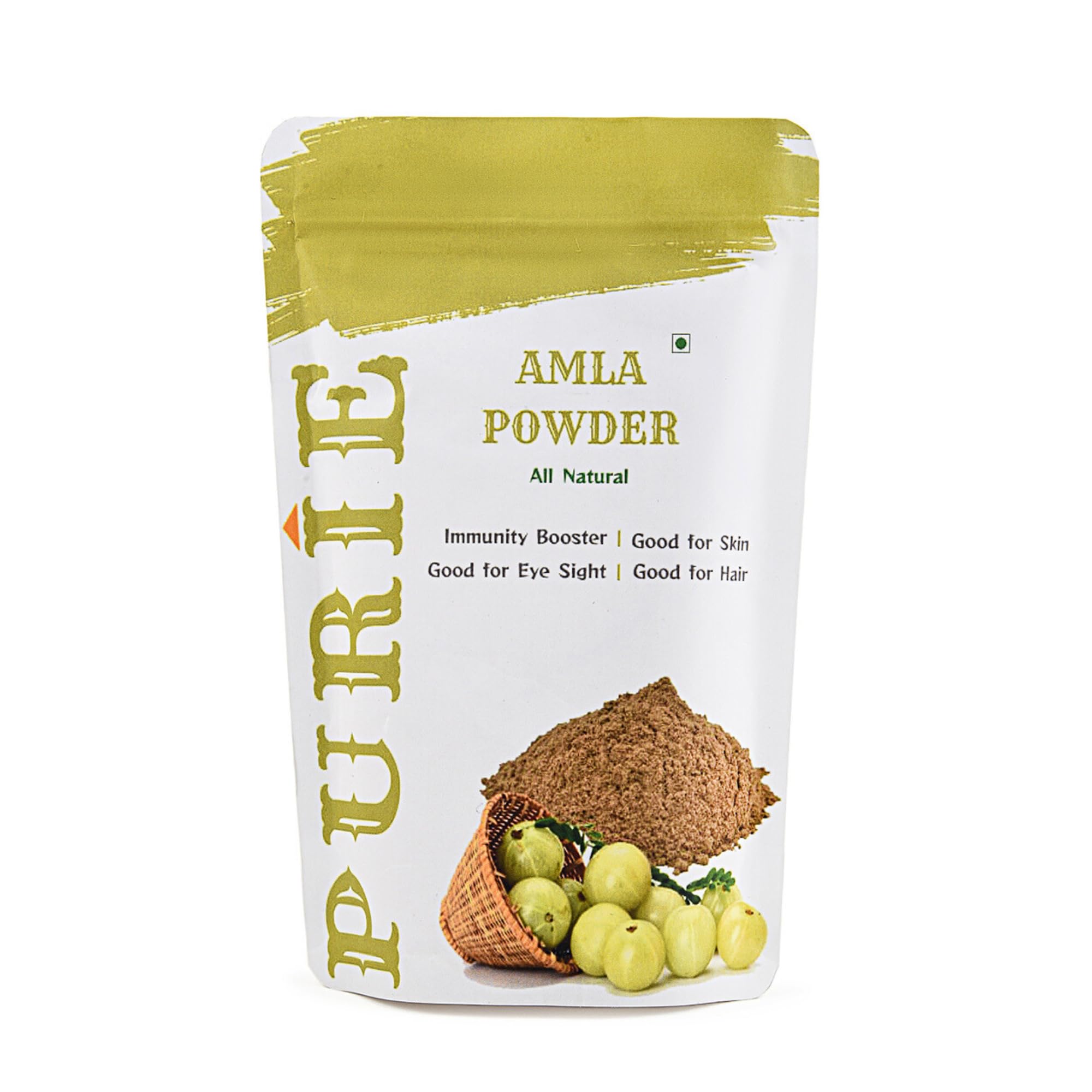 PURIE Amla Powder 200 Grams | Premium Amla Indian Gooseberry Powder | Drinking, Eating, Hair Nourishment | Repair Damage Hair and Skin Care