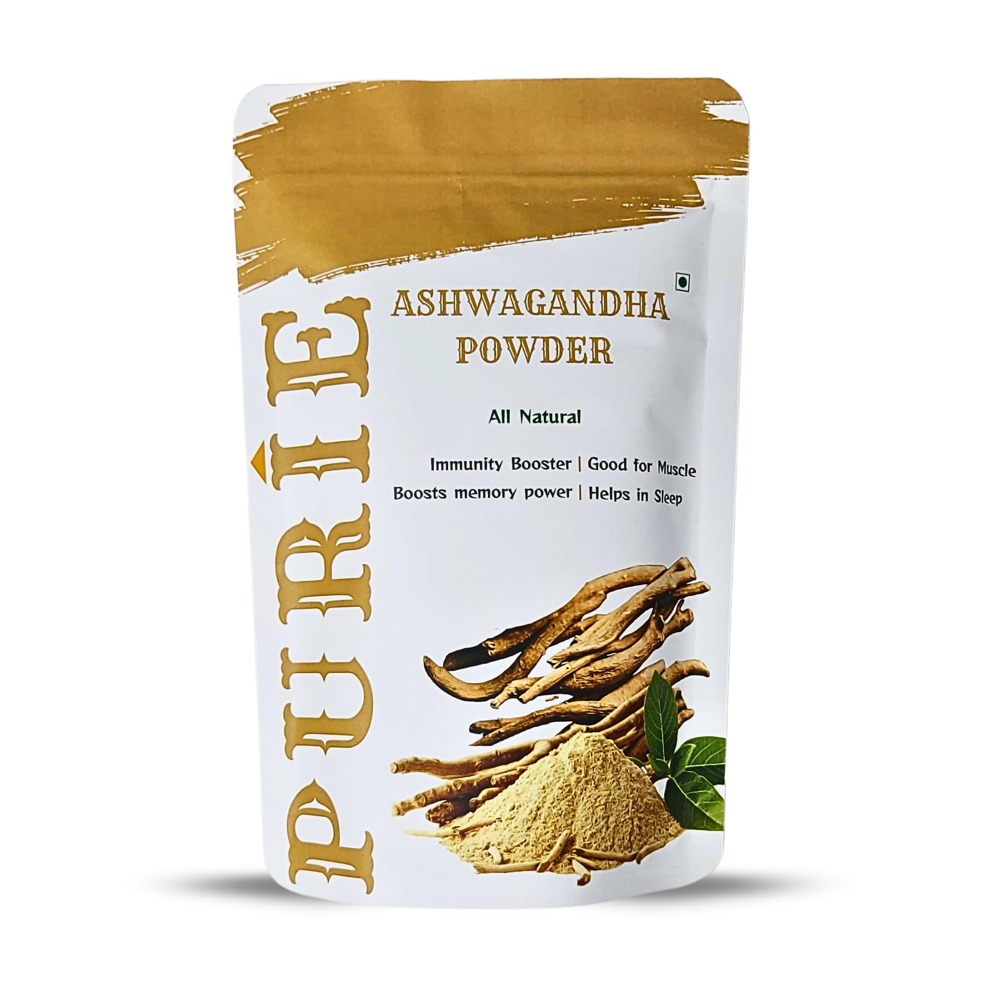 PURIE Ashwagandha Powder 200 Grams | Withania Somnifera | Pure Ashwagandha Powder Organic May Support Muscle Recovery & Boost Energy Level | Strength & Stress Management